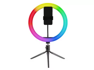 NATEC Lampa pierścieniowa NATEC Alfama RGB Ring Light 26 cm - Lampy studyjne - miniaturka - grafika 2