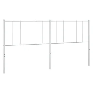 Metalowe wezgłowie, białe, 200 cm Lumarko! - Inne meble do sypialni - miniaturka - grafika 6