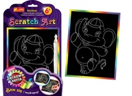Zabawki kreatywne - Ranok Creative Scratch art lew - miniaturka - grafika 1