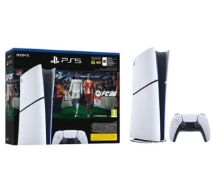 Sony PlayStation 5 Digital Slim E Chassis PS5 825GB EA SPORTS FC 26 Bundle - Konsole Playstation - miniaturka - grafika 1