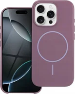 Etui i futerały do telefonów - Glossy Mag Cover kompatybilny z MagSafe pasuje do IPHONE 13 / 14 fioletowy - miniaturka - grafika 1