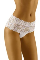 Majtki damskie - Wol-Bar Nova biały XL Majtki szorty - miniaturka - grafika 1