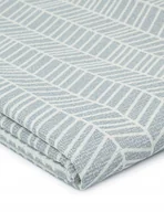 Obrusy i serwetki - OBRUS OGRODOWY PLAMOODPORNY SZARY 130x160cm WODOODPORNY NA TARAS BALKON DO JADALNI - miniaturka - grafika 1