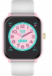 Smartband ice watch smart 1,40" pink 021874 różowy, biały pasek j.angielski - Smartband - miniaturka - grafika 1