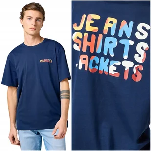 Wrangler BIG GRAPHIC TEE czarna bawełniana koszulka t-shirt logo nadruk L - Koszulki męskie - miniaturka - grafika 1