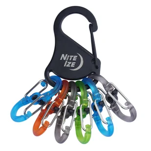 Nite Ize - Plastic S-Biner KeyRack Locker - Czarny - KLKP-01-R3 - Akcesoria turystyczne - miniaturka - grafika 2