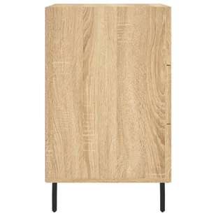 Szafka nocna, dąb sonoma, 40x40x66 cm, materiał drewnopochodny Lumarko! - Szafki nocne - miniaturka - grafika 7