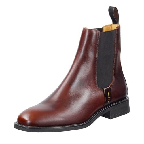 GANT FOOTWEAR FAYY Chelsea damskie kozaki, Dark Brown, 39 EU, ciemnobrązowy, 39 EU