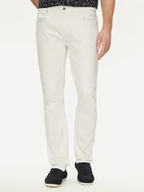 Spodnie męskie - Guess Spodnie materiałowe Angels M4RAN2 WFXVB Biały Slim Fit - miniaturka - grafika 1