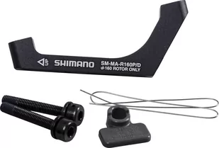 Shimano Adapter hamulca tarczowego SM-MA-R160 czarny / Rodzaj mocowania: Flat Mount-PM / Rozmiar: 160 mm ISMMAR160PDH - Hamulce rowerowe - miniaturka - grafika 1