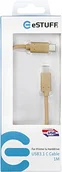 Kable USB - Kabel USB eSTUFF Kabel USB C USB C 3.1 ES84050-1M-GOLD - miniaturka - grafika 1