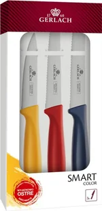 Gerlach Smart Color 3 szt. - Noże kuchenne - miniaturka - grafika 1