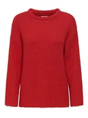 Swetry damskie - ONLY Sweter w kolorze czerwonym - miniaturka - grafika 1