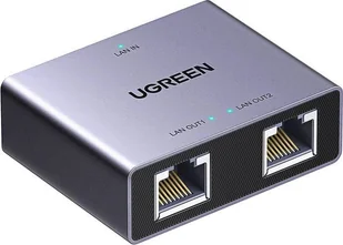 Ugreen ML Adapter rozgałęźnik Ethernet Ugreen NW301 1x2 - Pozostałe akcesoria sieciowe - miniaturka - grafika 1
