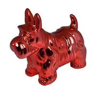 Skarbonki - Czerwony pies skarbonka Terrie 21 cm - miniaturka - grafika 1