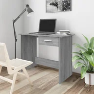 Biurka - Vidaxl biurko, szary dąb sonoma, 100x50x76 cm, materiał drewnopochodny - miniaturka - grafika 1