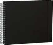 Albumy fotograficzne - Album na zdjęcia Uni Maxi Mucho czarne karty czarny - miniaturka - grafika 1