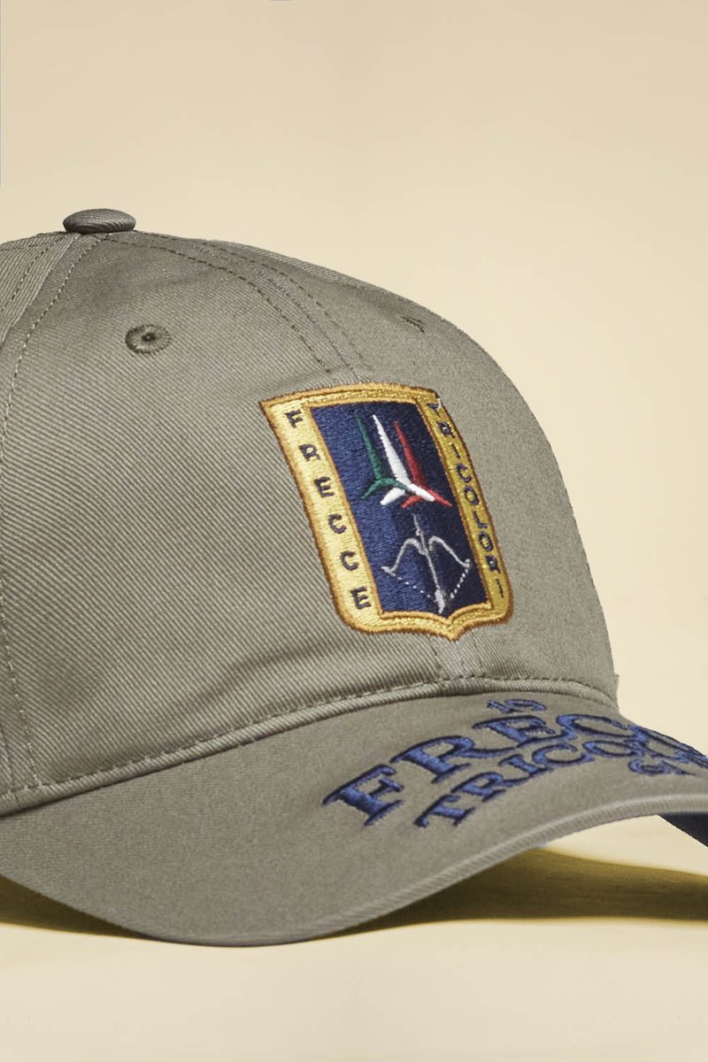 Aeronautica Militare Czapka z daszkiem Frecce Tricolori 261HA1251UCT02261 – olive