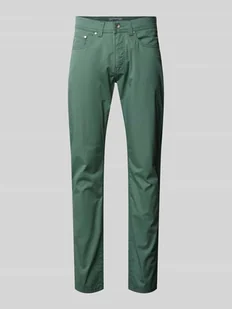 Spodnie o kroju tapered fit z 5 kieszeniami model ‘Lyon’ - Spodnie męskie - miniaturka - grafika 1