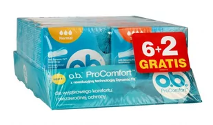 Johnson, O.B. Pro Comfort Ultimate, Komfortowe tampony Super(8) + Normal (8), 8 szt. - Tampony - miniaturka - grafika 1