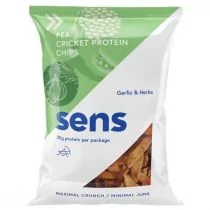 Sens Chipsy proteinowe czosnek z ziołami z mąką ze świerszczy 80 g - Chipsy - miniaturka - grafika 1