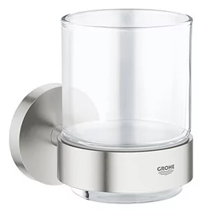 GROHE 40447DC1 Essentials Glass w/holder - Pisuary - miniaturka - grafika 1