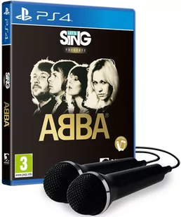 Let's Sing ABBA + 2 mikrofony GRA PS4 - Gry PlayStation 4 - miniaturka - grafika 1