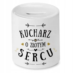 Dla Kucharza Skarbonka na Urodziny na Prezent z Nadrukiem ze Zdjęciem + Opakowanie na prezent (wzór 02) - Skarbonki - miniaturka - grafika 1