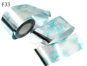 Ozdoby do paznokci - Folia transferowa na paznokcie - F33 - miniaturka - grafika 1