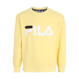 FILA Bluza dziecięca BABINA GREDA Classic Logo Crew Sweatshirt, Pale Banana, 86/92, pale banana, 86-92 - Bluzy dla dziewczynek - miniaturka - grafika 1