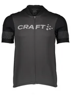 Koszulki sportowe męskie - Craft Koszulka kolarska "Core Endur Lumen" w kolorze szaro-czarnym - miniaturka - grafika 1