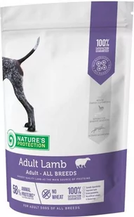 Natures Protection Adult All Breeds Lamb 0,5 kg - Sucha karma dla psów - miniaturka - grafika 1