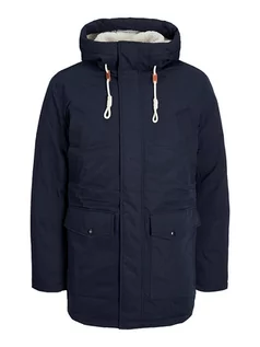 Kurtki męskie - Jack & Jones Parka "Mash" w kolorze granatowym - grafika 1