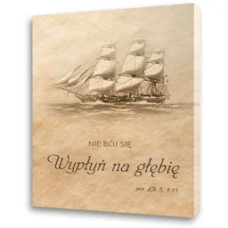 Obraz na płótnie - Wypłyń na głębię.. - Ikony i obrazy sakralne - miniaturka - grafika 1