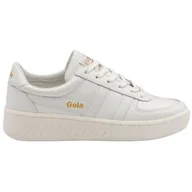 Trampki damskie - Gola Classics Women's Grandslam Leather Trainers White/White/White CLA567WW - 37 - miniaturka - grafika 1