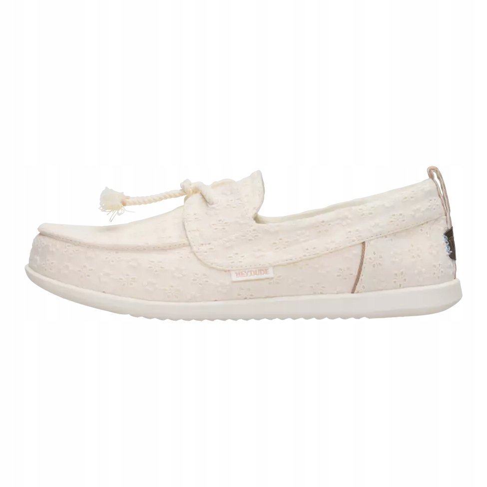 HeyDude Damskie Lekkie Buty Mokasyny Boat Shoes Harbor Breeze Lo Eyelet 38