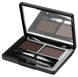 Pupa Eyebrow Design Set zestaw do makijażu brwi 003 dark brown 1,1g - Akcesoria i kosmetyki do stylizacji brwi - miniaturka - grafika 1