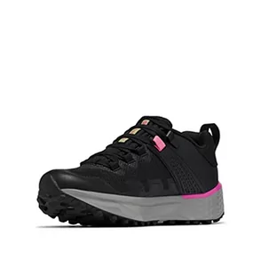 Columbia Damskie buty trekkingowe Facet 75 Outdry z niskim stanem, Czarny dziki geranium, 39 EU - Buty trekkingowe damskie - miniaturka - grafika 1