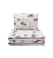 Pościel dla dzieci - Pościel bawełniana z wypełnieniem 100x135cm Plac B - miniaturka - grafika 1