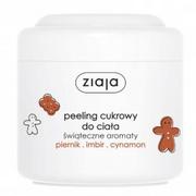 Peelingi do ciała - Ziaja Świąteczne Aromaty peeling cukrowy do ciała piernik imbir cynamon 200ml edycja limitowana - miniaturka - grafika 1