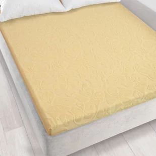 Zwoltex Prześcieradło 175x220 Tulipan_6 żółty (K7) PZ/TULIPAN6-ŻÓŁ/W/175X220 - Prześcieradła - miniaturka - grafika 1