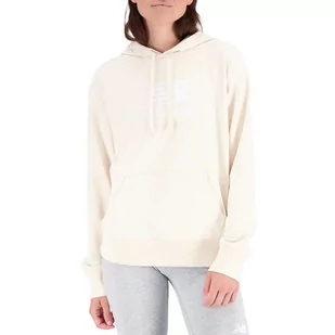 Bluza New Balance WT31533TCM - beżowa - Bluzy sportowe damskie - miniaturka - grafika 1