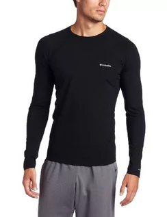 Koszulki męskie - Columbia męska bielizna narciarska Midweight Long Sleeve Top, czarna, XXL, AM6944 - grafika 1