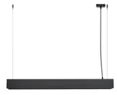 Lampy stojące - Czarna lampa wisząca liniowa nad stół - A622 L6-H47 - miniaturka - grafika 1
