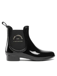 KARL LAGERFELD Kalosze KL94770 Czarny - Kalosze damskie - miniaturka - grafika 1