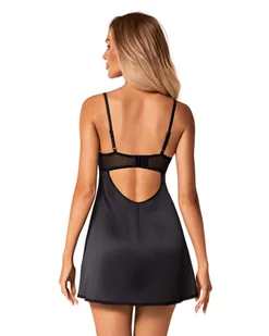 Koszulka Serena Love + stringi GRATIS!!! Czarny (Rozmiar XS/S) - Piżamy damskie - miniaturka - grafika 2