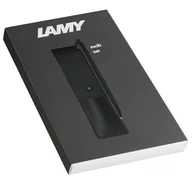 Pióra kulkowe - LAMY Zestaw składający się z 1 x pióro kulkowe Swift 330 ze stali nierdzewnej w kolorze czarnym i 1 x etui z prawdziwej skóry w kolorze czarnym na dwa przybory do pisania, w zestawie wkład do - miniaturka - grafika 1