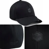 Czapki i chusty sportowe męskie - Czapka z daszkiem GROUND GAME LABEL Czarna r. L/XL - miniaturka - grafika 1