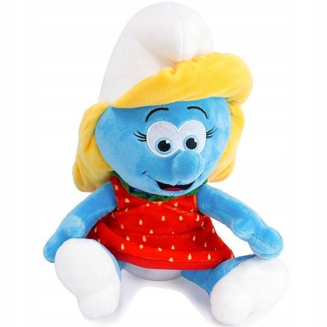 Smerfetka W Czerwonej Sukience Siedząca Smerfy 25Cm