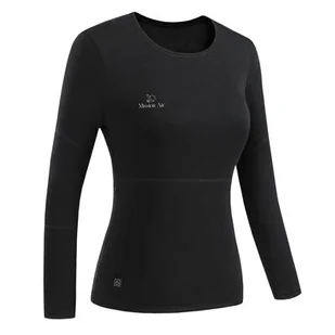 Bielizna podgrzewana MISSION AIR E-Underwear Women Set (rozmiar M) Czarny 2 x Powerbank - Spodnie narciarskie - miniaturka - grafika 1